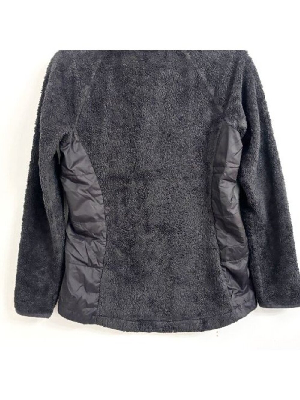 The North Face Black Soft Fleece Sz Small Zip Up High Neck Sweater - small - Picture 9 of 11